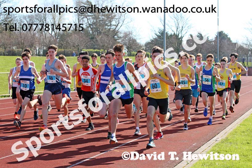 Mens Under-17s 5k Road Race, Stanley Park, Blackpool. Photo: David T. Hewitson/Sports for All Pics